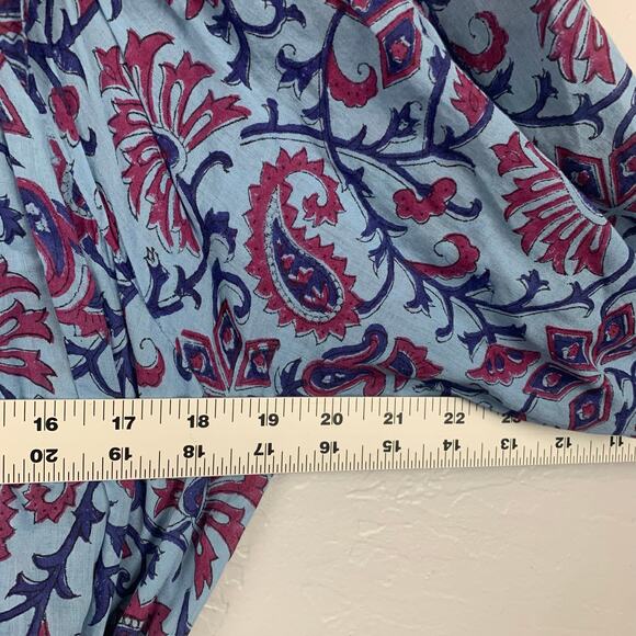 Cleobella Blue Paisley Mini Dress - Picture 7 of 11